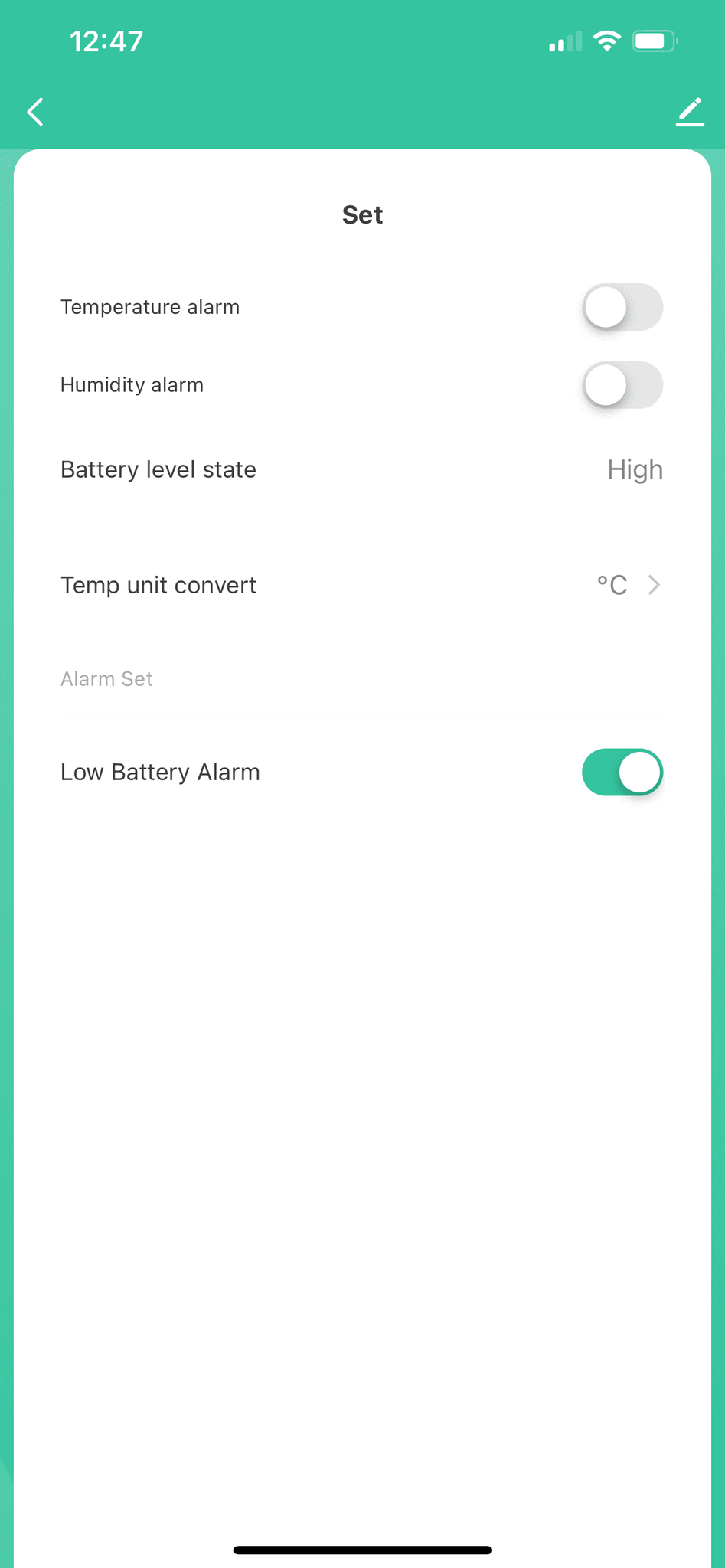 IMA Wifi Temperature and Humidity Sensor