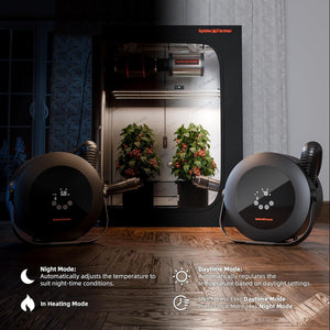 Dag- och nattläge för odlingsvärmare – automatisk temperaturreglering efter ljus / Day and Night modes for grow heater — automatic temperature control based on light